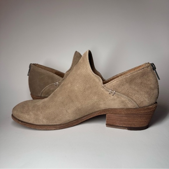 Frye Carson Shootie Women's Brown Suede Zipper Ankle & Booties Boots SZ 9 Boho - Picture 4 of 11